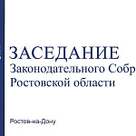 Видеозапись первого заседания Законодательного Собрания Ростовской области VII созыва
